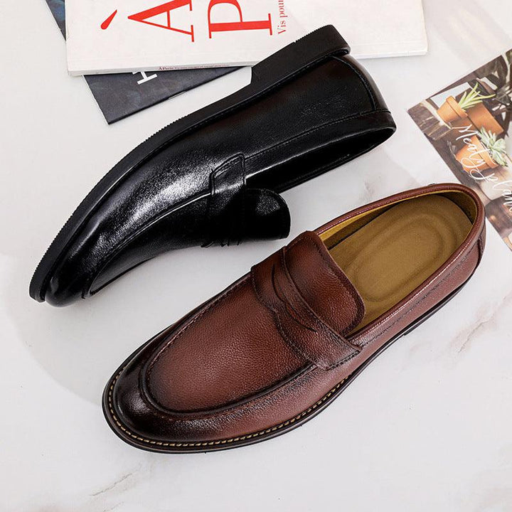 Mocassins en cuir d'affaires pour hommes