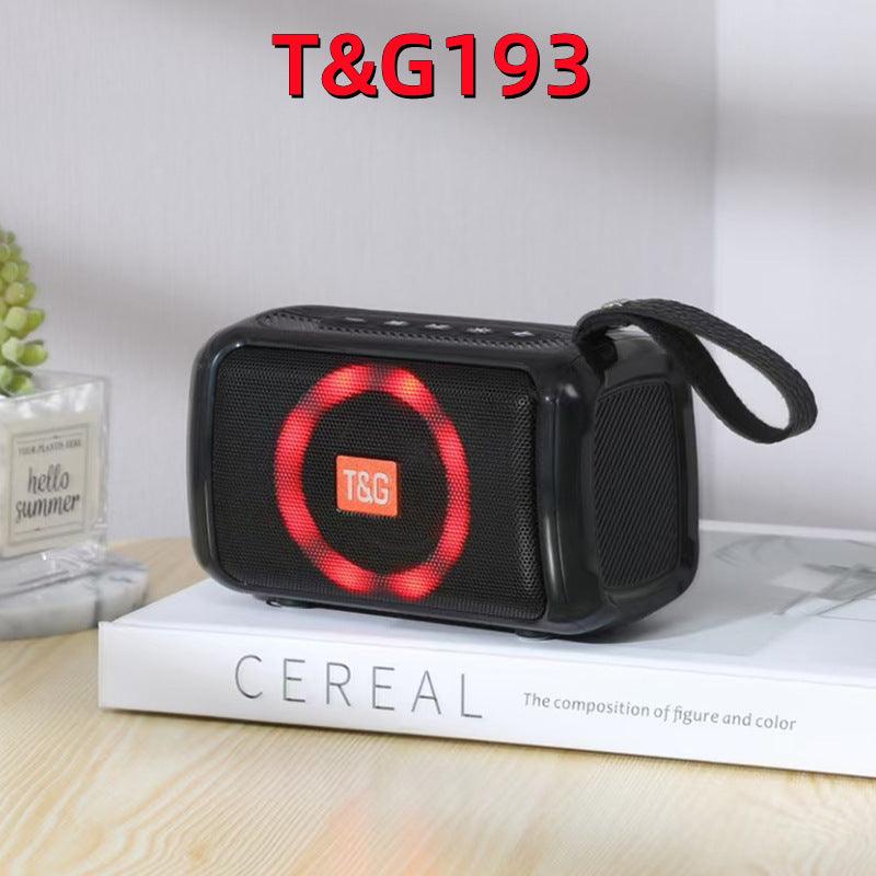 TG193led Colorful Light Bluetooth Speaker Card Small Speaker Portable Fm Radio Bluetooth Speaker