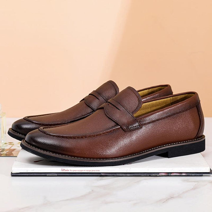 Mocassins en cuir d'affaires pour hommes