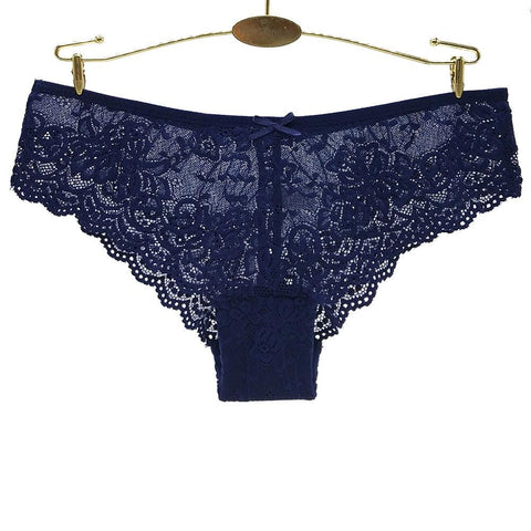 Ladies Lace Cotton Sexy Transparent Panties