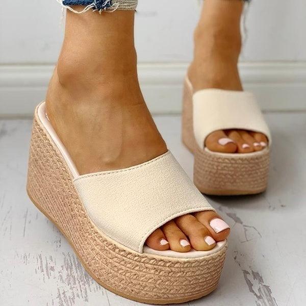 Summer Women's Sandals Peep-Toe Shoes Woman High-Heeled Platfroms Casual Wedges For Women High Heels Shoes
