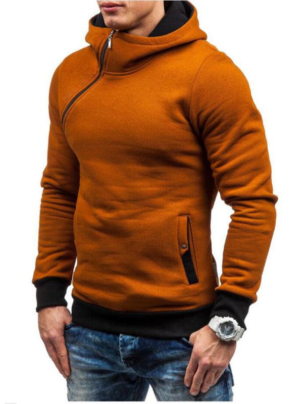 Men's Side Interlock Quarter Zip Pullover
