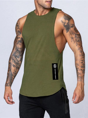 Men's Solid Color Fundamental Tank Top