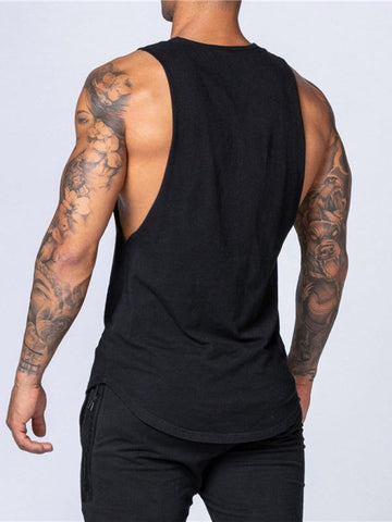 Men's Solid Color Fundamental Tank Top