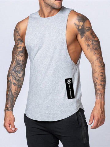 Men's Solid Color Fundamental Tank Top