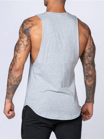 Men's Solid Color Fundamental Tank Top