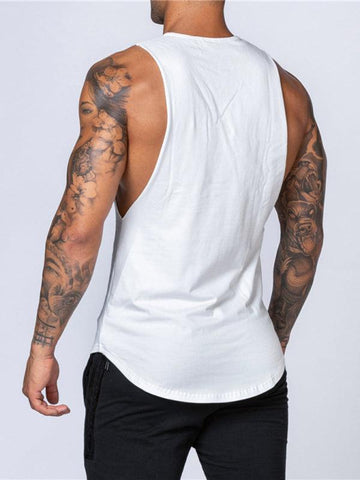 Men's Solid Color Fundamental Tank Top