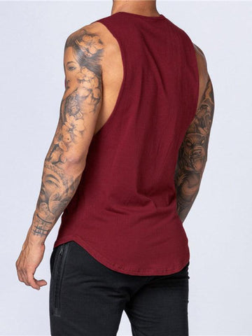 Men's Solid Color Fundamental Tank Top