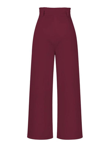 Women's Casual Loose Straight Fit Elegant Trousers
