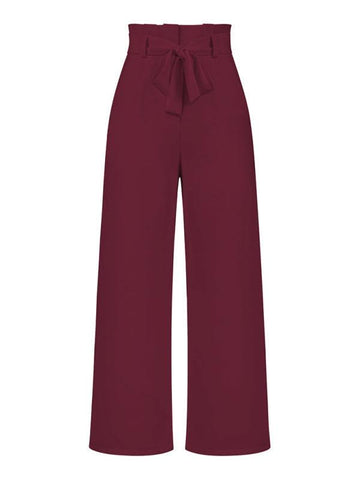 Women's Casual Loose Straight Fit Elegant Trousers