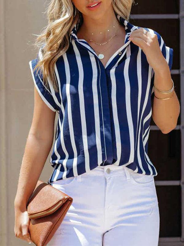 Women's Easy Stripe Cotton Shirt