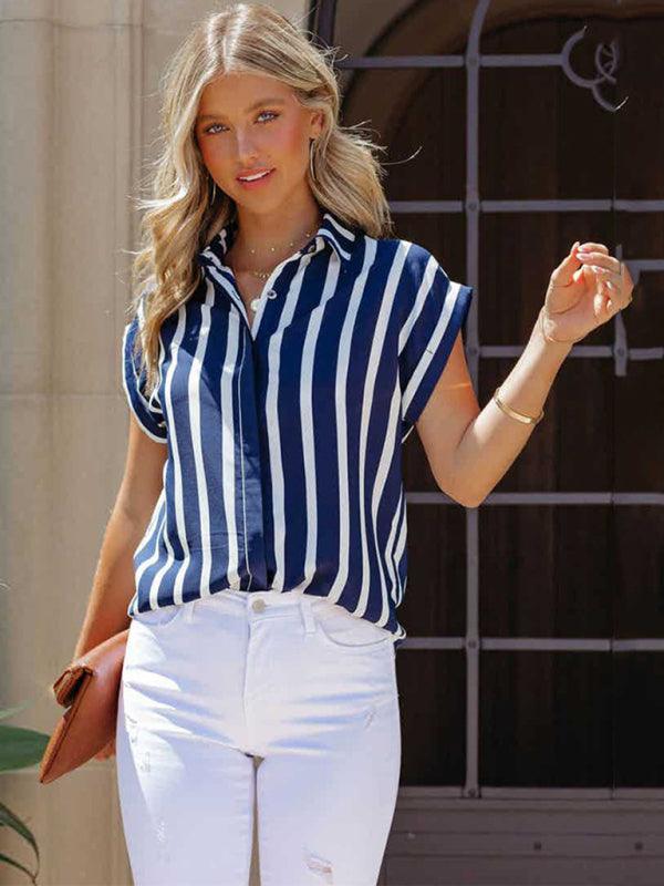 Women's Easy Stripe Cotton Shirt