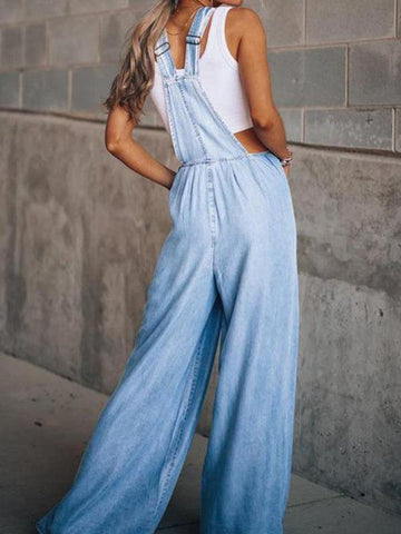 Women's Loose Casual Fashion Denim Overalls