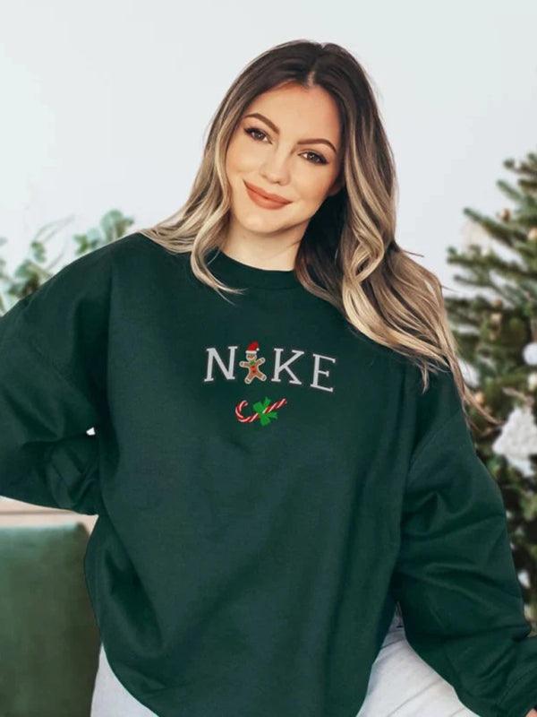 Christmas clothing women's Christmas tree print sweatshirt